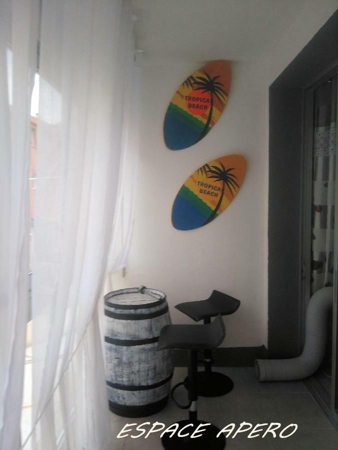 Canet Centre Ville Et Plage - Equipe Avec Climatisation Exterior photo