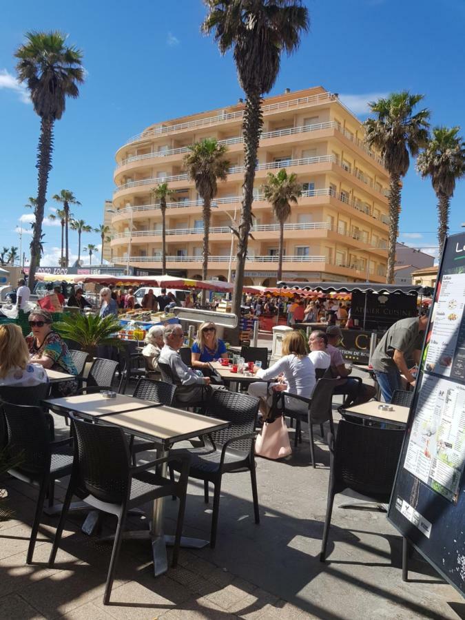 Canet Centre Ville Et Plage - Equipe Avec Climatisation Exterior photo